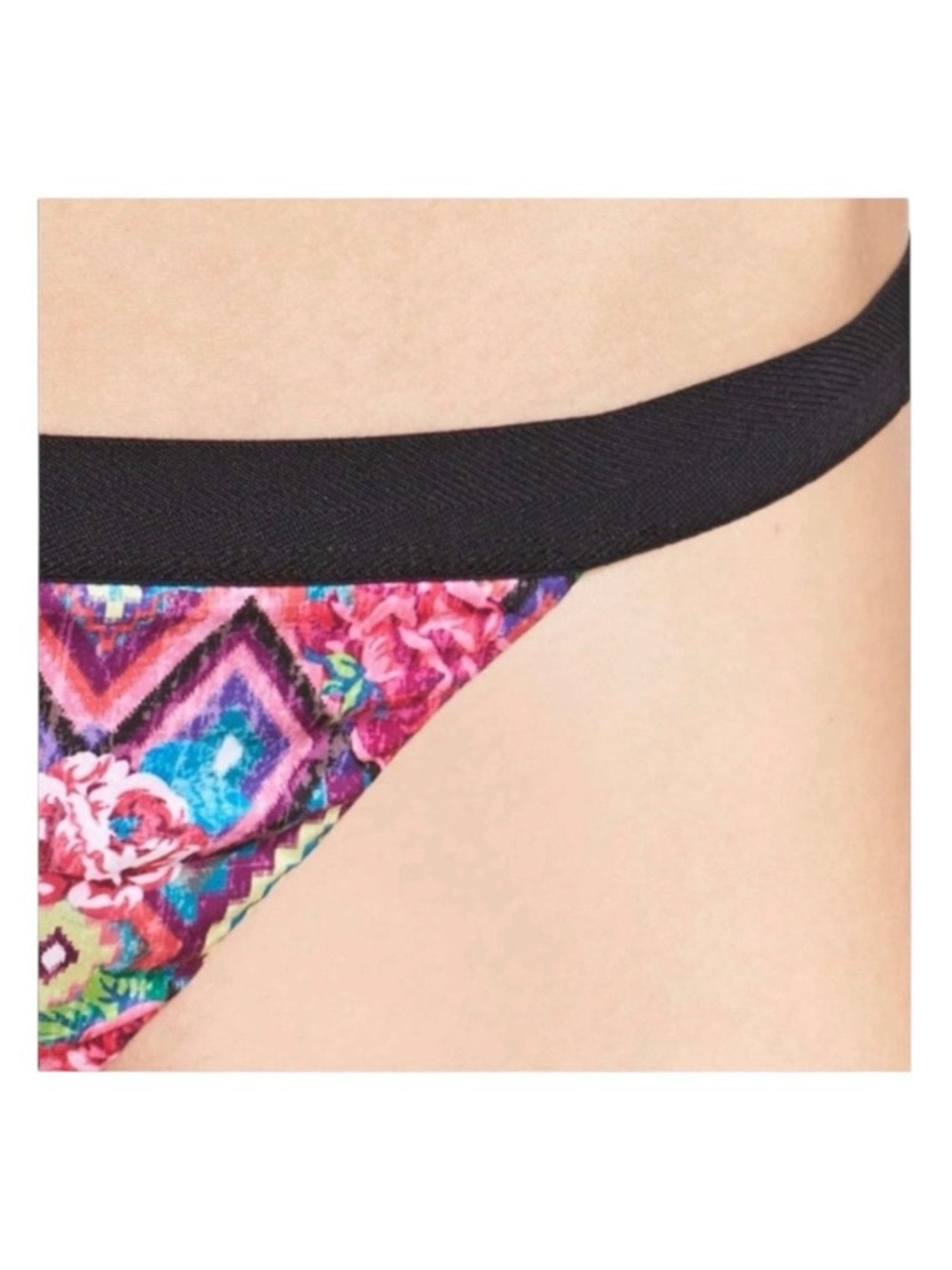 new Beach Bunny ❉ Mixed Pink Print Strawberry Fields ❉ Bikini Bottoms ❉ L XL - Picture 7 of 16